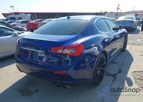 2017 Maserati Ghibli S Q4 from USA, damaged, VIN ZAM57RTA6H1229956